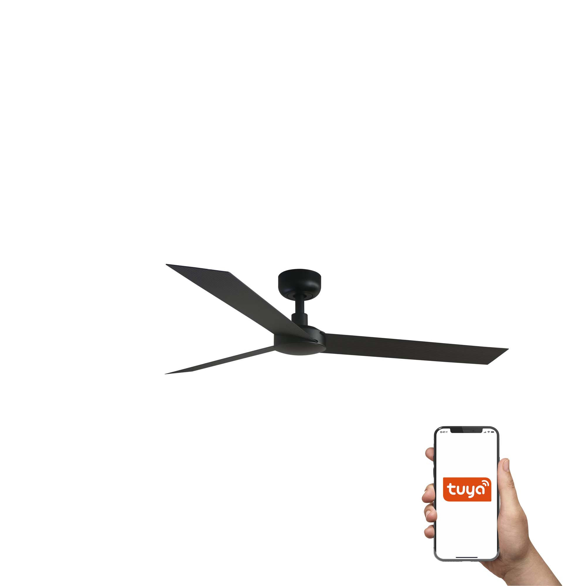 Cruiser Medium 132cm Smart Ceiling Fan Black