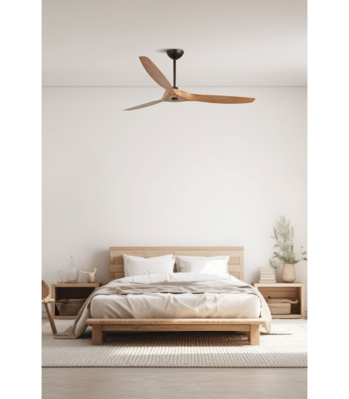 Morea L Light Brown Fan Tuya-2