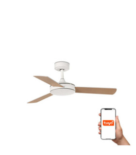 Mini Mallorca S White/Maple Fan Tuya-1