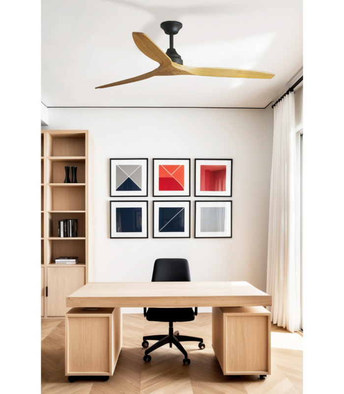 Alo L Black/Wood Fan Tuya-2