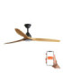Alo L Black/Wood Fan Tuya Cct-1
