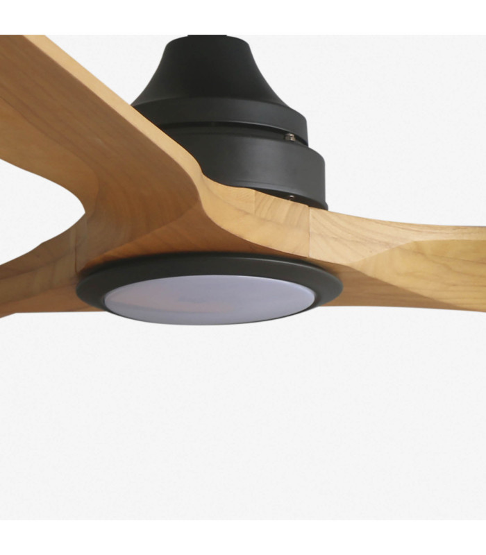 Alo L Black/Wood Fan Tuya Cct-3