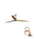 Alo L White/Wood Fan Tuya Cct-1