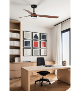 Punt M Led Black/Walnut Fan Tuya-2