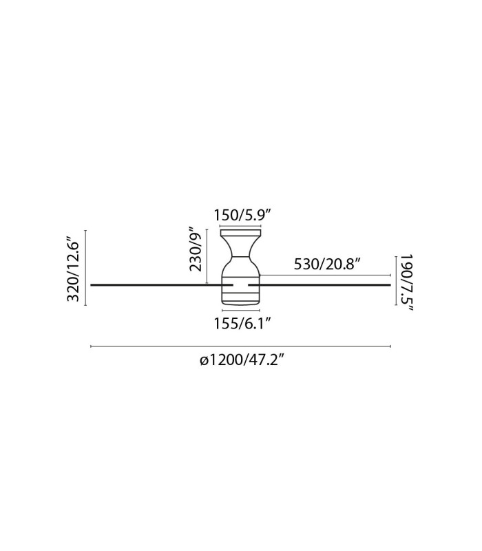 Fraser M Led White Fan Tuya-4