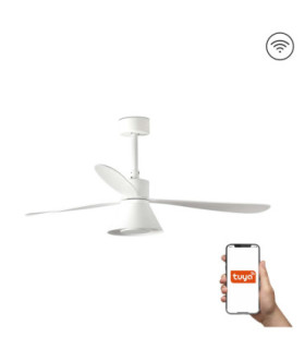 Amelia L White/White Fan Wall Control Cct-1