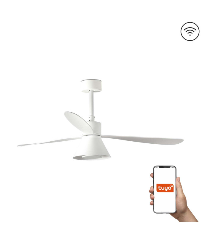 Amelia L White/White Fan Wall Control Cct-1