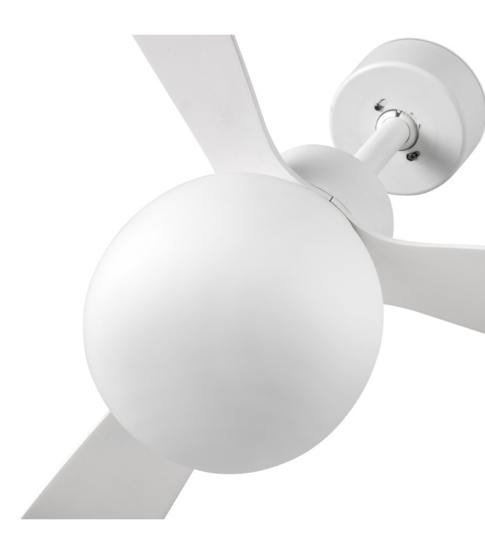 Amelia Ball L White/White Fan Wall Control 2700K-4