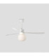 Amelia Ball L White/White Fan Wall Control 2700K-6