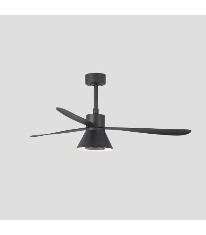 Amelia L Black/Black Fan Wall Control Cct-6