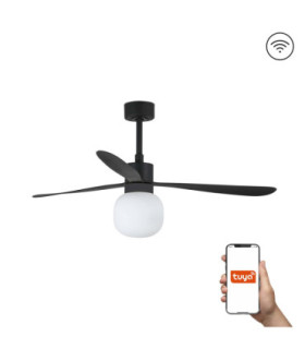 Amelia Ball Black/Black Fan Wall Control 2700K-1