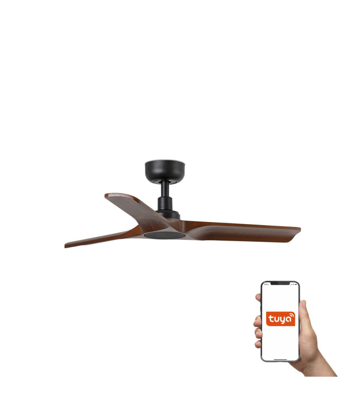 Heywood S Black/Walnut Fan Tuya-1