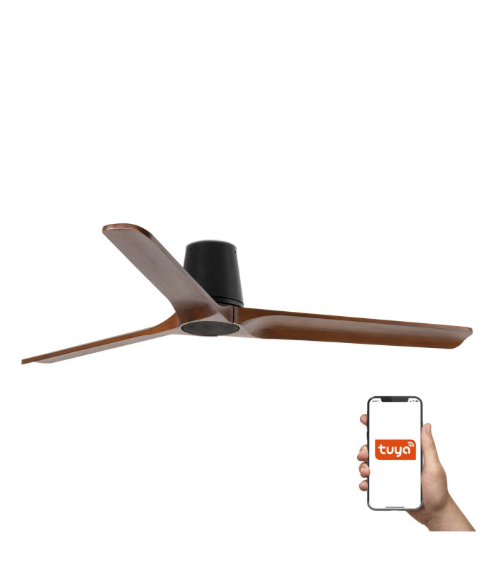 Heywood Tub L Black/Walnut Fan Tuya Fsc-1