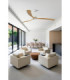 Kauai Xxl White/Pine Fan Tuya-2