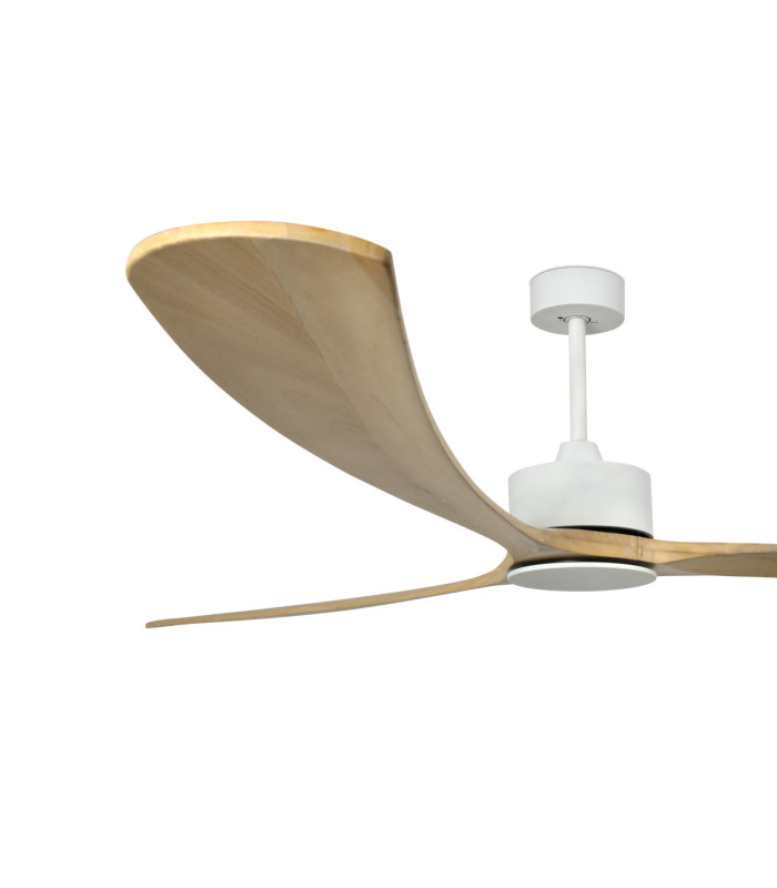 Kauai Xxl White/Pine Fan Tuya-4