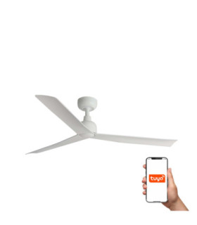Marine M White Ceiling Fan Ip44 Tuya-1