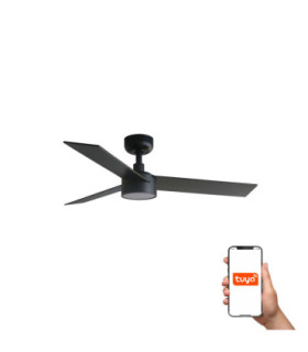 Rudder S Led Black/Walnut Fan Tuya-1