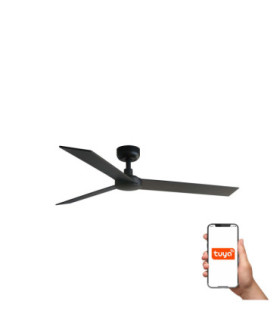 Rudder L Black/Walnut Fan Tuya-1