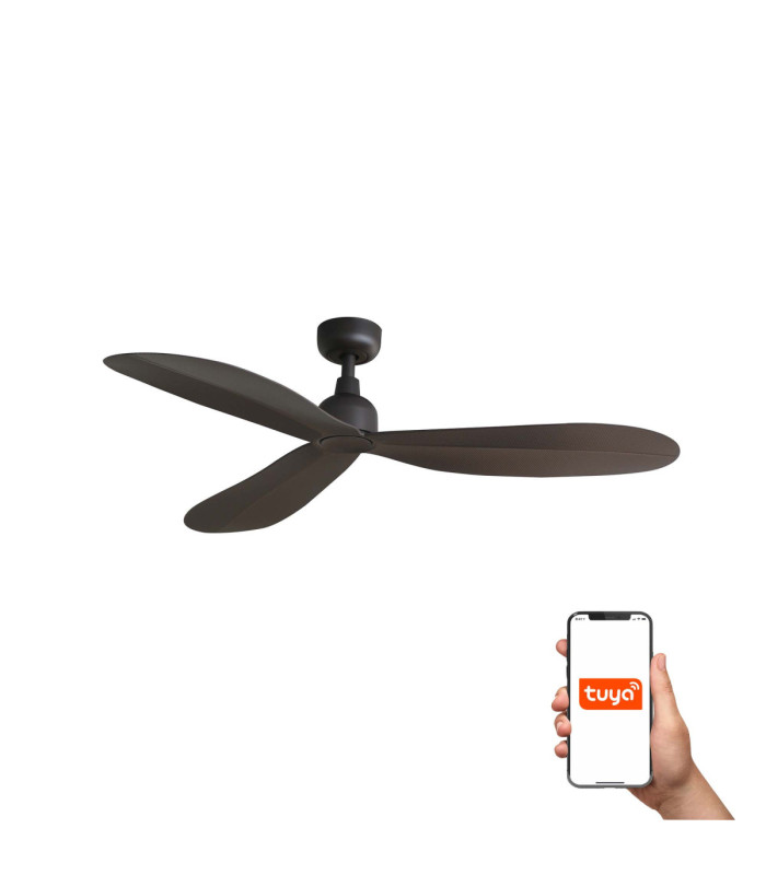Palma M Brown Fan Ip44 Tuya-1