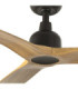 Outwood L Brown/Light Oak Wood Fan Ip44 Tuya-3