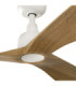 Outwood L White/Light Oak Wood Fan Ip44 Tuya-3