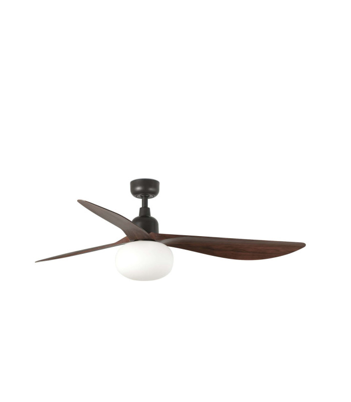 Outwood L Brown/Walnut Ceiling Fan E27 Tuya