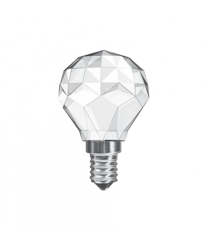 Globe E14 3W Cool White 4000K, 320lm, Clear Crystal - 1