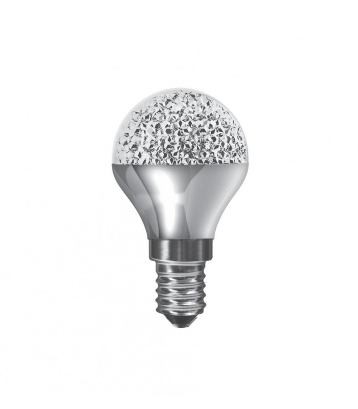 LED Globe E14 Dimmable 3.5W White 6400K, 270lm, Chrome - 1