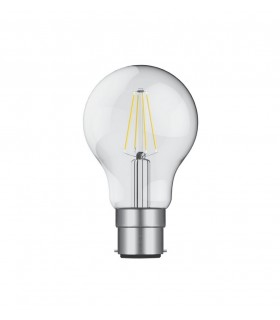 LED GLS B22d Dimmable 230V 4W Warm White 2700K, 470lm, Clear - 1