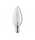LED Candle E14 Dimmable 230V 4W Warm White 2700K, 400lm, Clear - 1