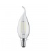 LED Candle Tip E14 230V 4W Warm White 2700K, 470lm, Clear - 1