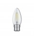 LED Candle B22d Dimmable 230V 4W Warm White 2700K, 400lm, Clear - 1