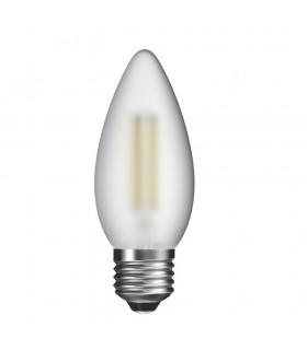 763431173 LED Candle E27 230V 4W Warm White 2700K, 470lm, Frosted - 1