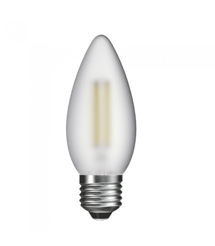 763431173 LED Candle E27 230V 4W Warm White 2700K, 470lm, Frosted - 1
