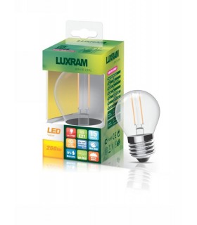 LED Globe E27 230V 4W Warm White 2700K Colour-Box (Clear) (1, 1) - 1