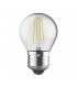 LED Globe E27 Dimmable 230V 4W Warm White 2700K, 400lm, Clear - 1