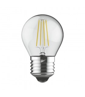 LED Globe E27 Dimmable 230V 4W Warm White 2700K, 400lm, Clear - 1