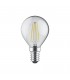 LED Globe E14 Dimmable 230V 4W Warm White 2700K, 400lm, Clear - 1