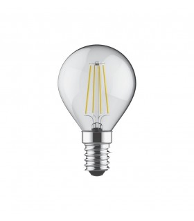 LED Globe E14 Dimmable 230V 4W Warm White 2700K, 400lm, Clear - 1
