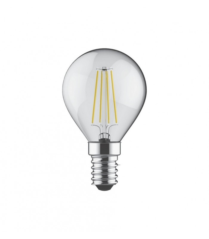 LED Globe E14 Dimmable 230V 4W Warm White 2700K, 400lm, Clear - 1