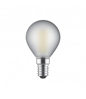 LED Globe E14 230V 4W Warm White 2700K, 470lm, Frosted - 1