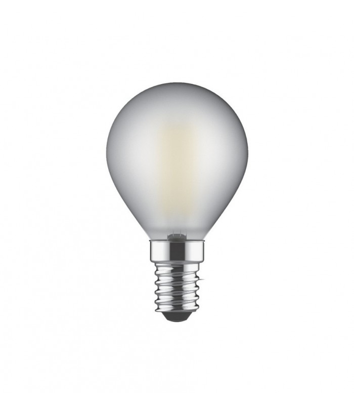 LED Globe E14 230V 4W Warm White 2700K, 470lm, Frosted - 1