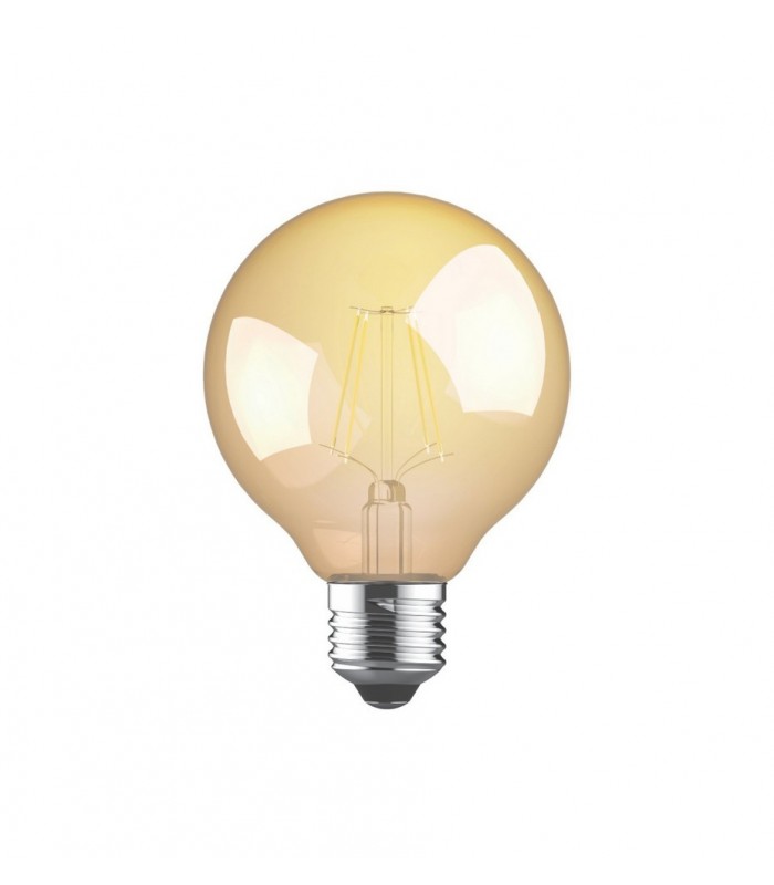 LED Globe D80 E27 230V 4W 2200K, 330lm, Amber - 1