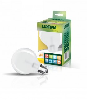 LED Globe D80 E27 230V 8W Warm White 2700K Colour-Box (Frosted) (1, 1) - 1