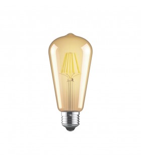 LED Rustica Tradition Tip, M E27 230V 6.5W 2200K, 630lm, Amber - 1