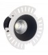 LED Recessed Downlight, Black Trimless, 25 deg. Beam Angle, 760lm, 3000K, IP20, DRIVER NOT INC. - 1