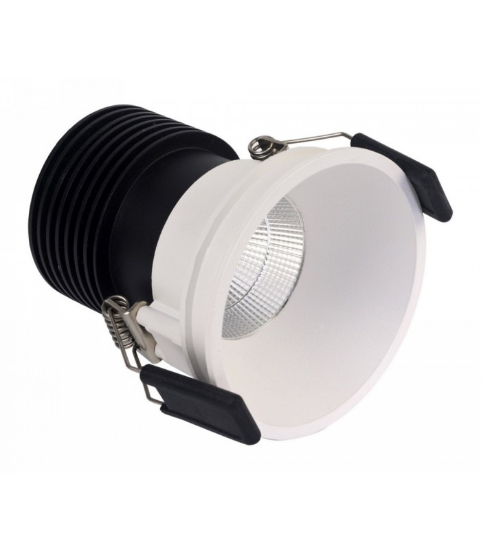LED Recessed Downlight, White, 60 deg. Beam Angle, 780lm, 4000K, IP20, DRIVER NOT INC. - 1