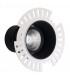 LED Recessed Tiltable Downlight, Black Trimless, 25 deg. Beam Angle, 760lm, 3000K, IP20, DRIVER NOT INC. - 1