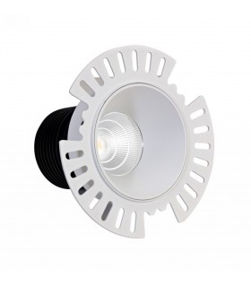 LED Recessed Downlight, White Trimless, 25 deg. Beam Angle, 780lm, 4000K, IP20, DRIVER NOT INC. - 1