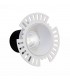 LED Recessed Downlight, White Trimless, 25 deg. Beam Angle, 840lm, 5000K, IP20, DRIVER NOT INC. - 1